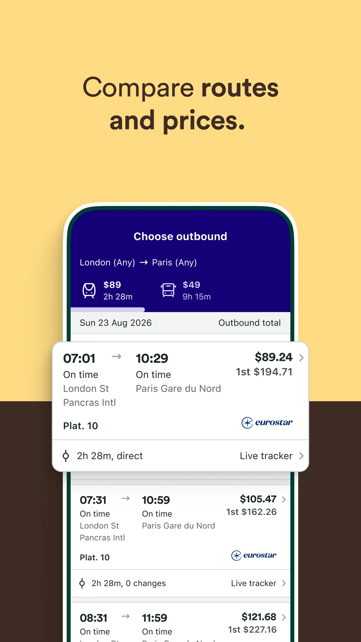 Trainline: Train travel Europe screenshot