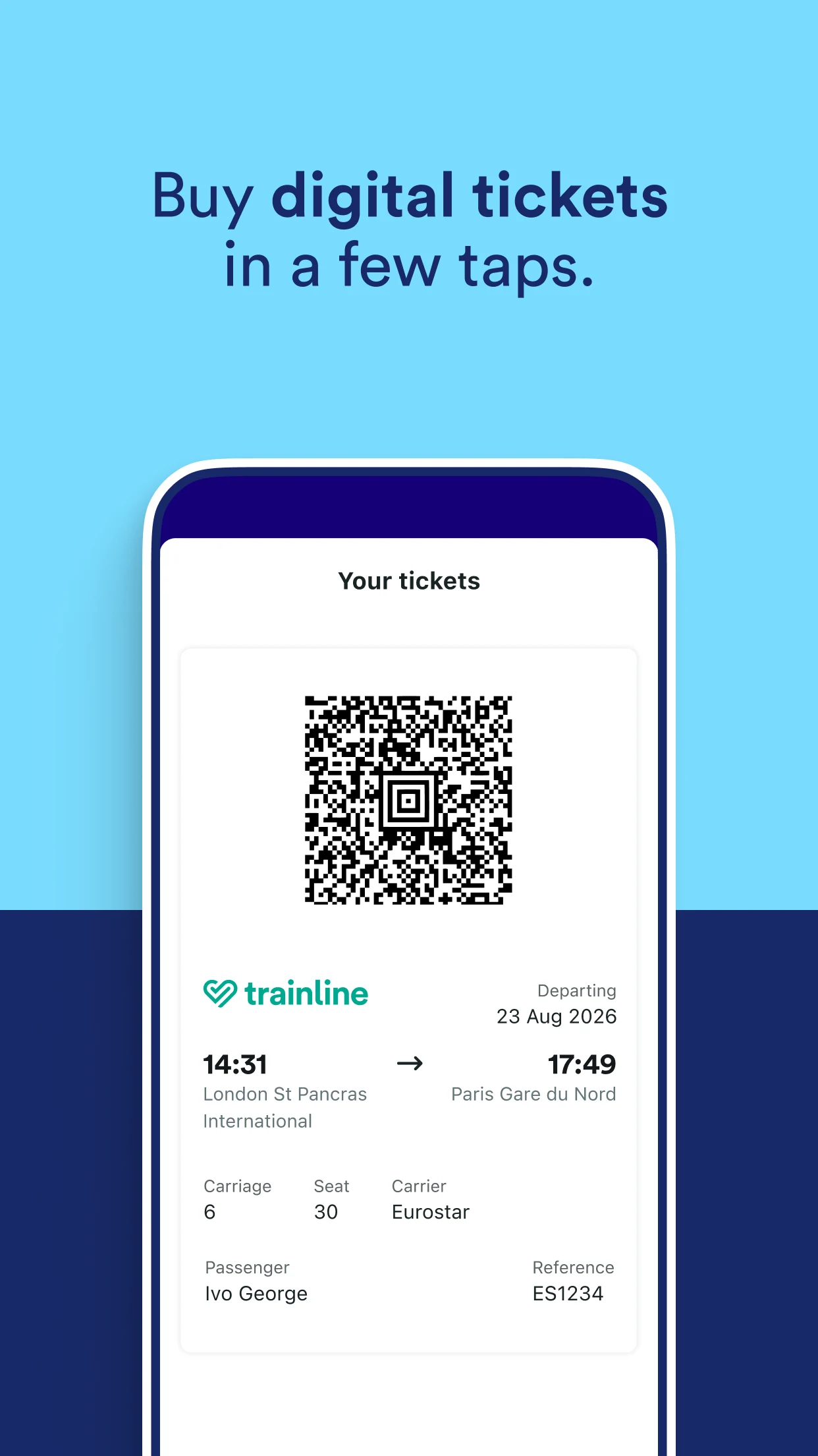 Trainline: Train travel Europe screenshot