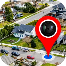Biểu tượng Bản đồ trái đất vệ tinh GPS